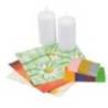 Set complet pentru decorarea lumanarilor PEBARO 0277, include lumanari, servetele decorative + alte accesorii