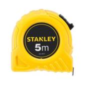 Ruleta clasica STANLEY 5m, protectie Tylon, tru-zero, 5m x 19mm, blister