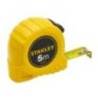 Ruleta clasica STANLEY 5m, protectie Tylon, tru-zero, 5m x 19mm, blister