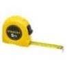 Ruleta clasica STANLEY 5m, protectie Tylon, tru-zero, 5m x 19mm, blister