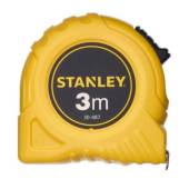 Ruleta clasica STANLEY 3m, protectie Tylon, tru-zero, 3m x 12.7mm
