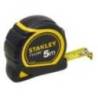 Ruleta STANLEY 0-30-697 Tylon 5m, tru-zero, protectie din cauciuc, anti-alunecare, 5m x 19mm, blister