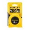 Ruleta clasica STANLEY 0-30-457, 8m, protectie Tylon, tru-zero