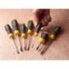 Surubelnita STANLEY STHT16152-0 Cushion Grip cu varf drept, tija 75mm, 3.5x0.6mm