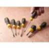 Surubelnita STANLEY STHT16195-0 Cushion Grip cu varf drept, tija 100mm, 4x100mm