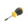 Surubelnita scurta STANLEY STHT16157-0 Stubby Cushion Grip cu varf cruce PH2, tija 45mm, PH2x45