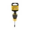 Surubelnita scurta STANLEY STHT16157-0 Stubby Cushion Grip cu varf cruce PH2, tija 45mm, PH2x45