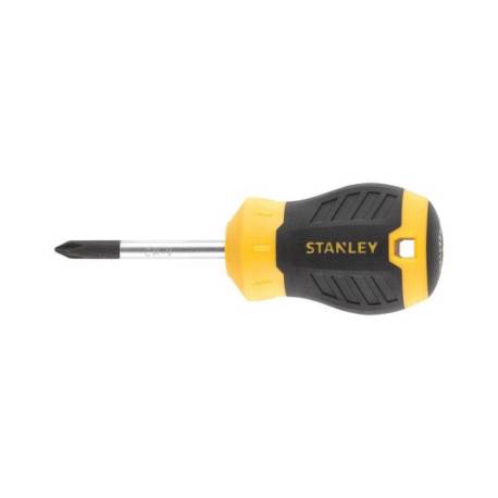 Surubelnita scurta STANLEY STHT16154-0 Stubby Cushion Grip cu varf cruce PH1, tija 45mm, PH1x45