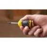 Surubelnita scurta STANLEY STHT16154-0 Stubby Cushion Grip cu varf cruce PH1, tija 45mm, PH1x45