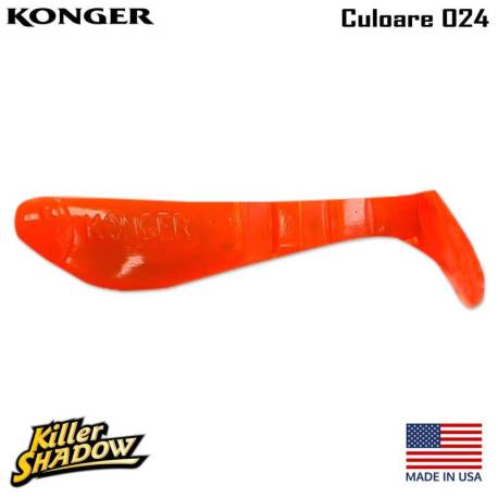 Shad KONGER Killer Shadow 7.5cm, culoare 024, 5buc/plic