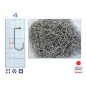 Carlig jig Aberdeen neturnat MEITO HOOKS, nr.4, 1000buc/bulk