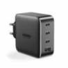 Incarcator retea UGREEN Nexode 100W, GaN Fast Charging, 3x USB-C, 1x USB-A, Negru