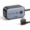 Prelungitor smart UGREEN Nexode Pro, 100W, 3x AC 220V, 3x USB-C, 1x USB-A, Gri