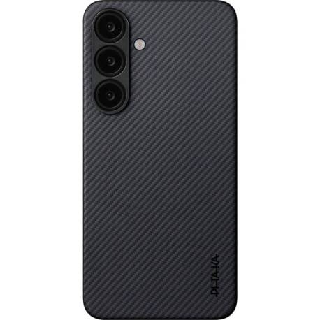 Husa PITAKA MagEZ Case 6, pentru Samsung Galaxy S25, Negru/Gri