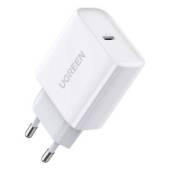 Incarcator retea UGREEN 20W USB-C, PD Alb