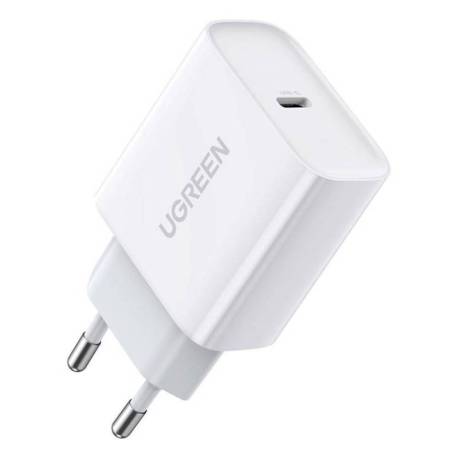 Incarcator retea UGREEN 20W USB-C, PD Alb