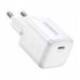 Incarcator retea UGREEN Nexode Mini 20W, GaN, USB-C, PD Alb
