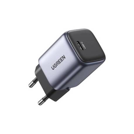Incarcator retea UGREEN Nexode Mini 30W, GaN, USB-C, PD Gri