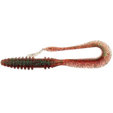 Naluca KEITECH Mad Wag Mini 6.3cm, Plum Green Flake 302, 12 buc/plic
