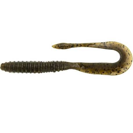 Naluca KEITECH Mad Wag Mini 8.9cm, Green Pumpkin 101, 10 buc/plic