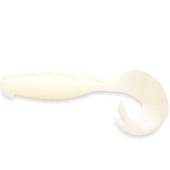 Naluca KEITECH Flapper Grub 10cm, Silver Pearl Glow 024, 7 buc/plic