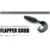 Naluca KEITECH Flapper Grub 10cm, Silver Pearl Glow 024, 7 buc/plic