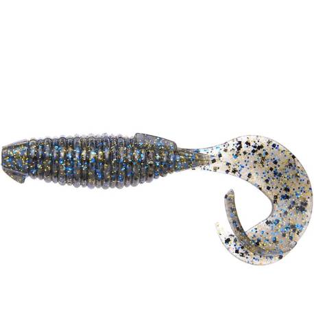 Naluca KEITECH Flapper Grub 10cm, Bluegill 205, 7 buc/plic