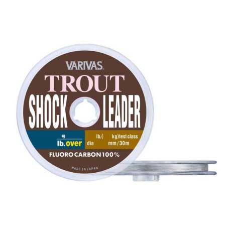 Fir VARIVAS Trout Shockleader Fluorocarbon 30m, 0.148mm, 3lb