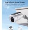 Camera supraveghere Outdoor Baseus Security S1, Wireless, 2K HD, IP67, Panou Solar integrat, Alb