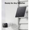 Panou solar pentru camera supraveghere EUFYCAM, 3W, IP65, Negru