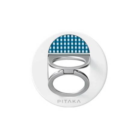 Suport inel PITAKA MagEZ Grip 3, Design Double Ring, Compatibil cu MagSafe, Ocean