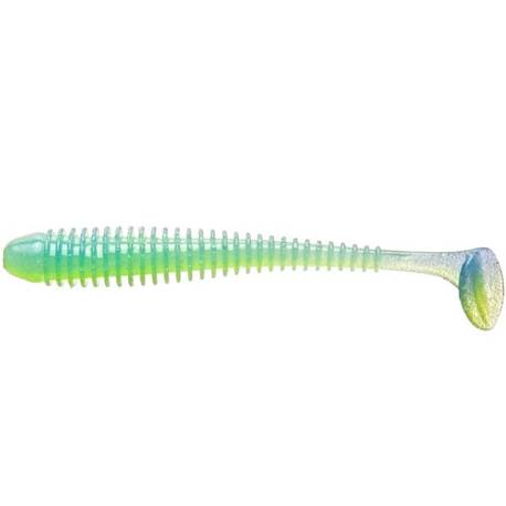 Shad KEITECH Swing Impact Slim 7.6cm, Ice Chartreuse PALnr.03, 10 buc/plic