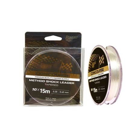 Fir BENZAR CONCOURSE METHOD SHOCK LEADER 0.20-0.40mm, 10x15m