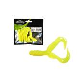 Twister WIZARD Harpex Twist Double Lime 7cm, 5 buc/plic