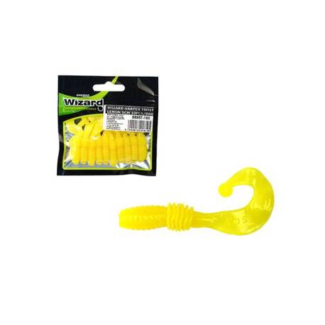 Twister WIZARD Harpex Twist Lemon 5cm, 10 buc/plic