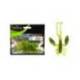 Larva siliconica WIZARD NYMPH Green, 3cm, 10 buc/plic