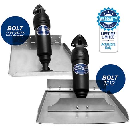 Sistem electric Trim Tab BENNETT BOLT cu comutator de control ATP Auto Trim Pro, 12x12"