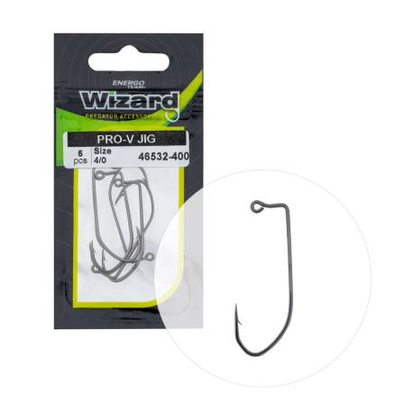 Carlig jig WIZARD PRO-V nr. 3/0, 5 buc/plic