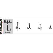 Ancora tripla KAMASAN K63 Nr.6, 10 buc/plic