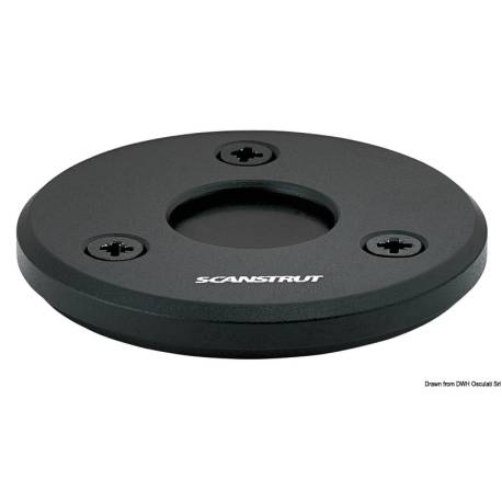 Trecere cabluri SCANSTRUT Low Profile, aluminiu anodizat, Ø 9-14mm, conector 30mm