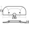 Placa anod de magneziu pentru motoare Mercruiser Alpha One