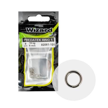 Inele despicate PREDATEK 5, 9mm, 50kg, 6 buc/plic