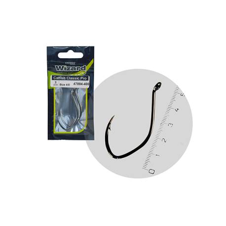 Carlige WIZARD CATFISH CLASSIC PRO 4/0, 2buc/plic