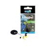 Opritor oval KAMASAKI Negru/Galben, S, 6 buc/plic
