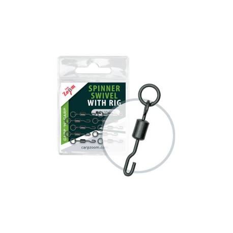 Vartej cu inel CARP ZOOM QUICK CHANGE SPINNER SWIVEL 7, 10 buc/plic