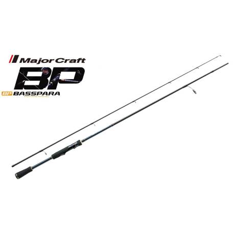 Lanseta MAJOR CRAFT BASSPARA BXS-662ML, 1.98m, 3.5-10.5g, 2 tronsoane