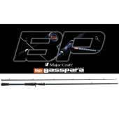 Lanseta MAJOR CRAFT BASSPARA BXC-632M BAITCAST 1.90m 1/4-3/4oz 7-21g, 2 tronsoane