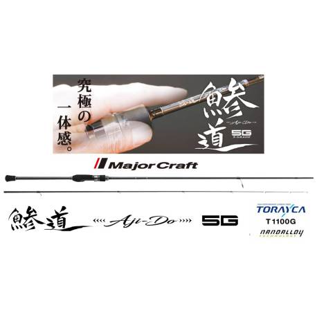 Lanseta MAJOR CRAFT AJI-DO 5G AD5-S622M, 1.88m, 0.6-5g, 2 tronsoane