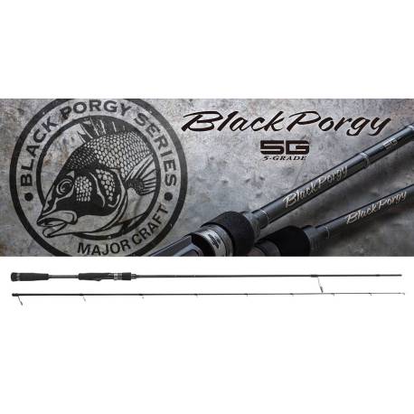 Lanseta MAJOR CRAFT BLACK PORGY 5G BP5S-782ML, 2.38m, 3-15g, 2 tronsoane