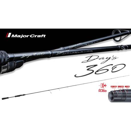 Lanseta MAJOR CRAFT DAY'S 360 D360S-64ML 1.95m, 3.5-10.5g, 1 tronson